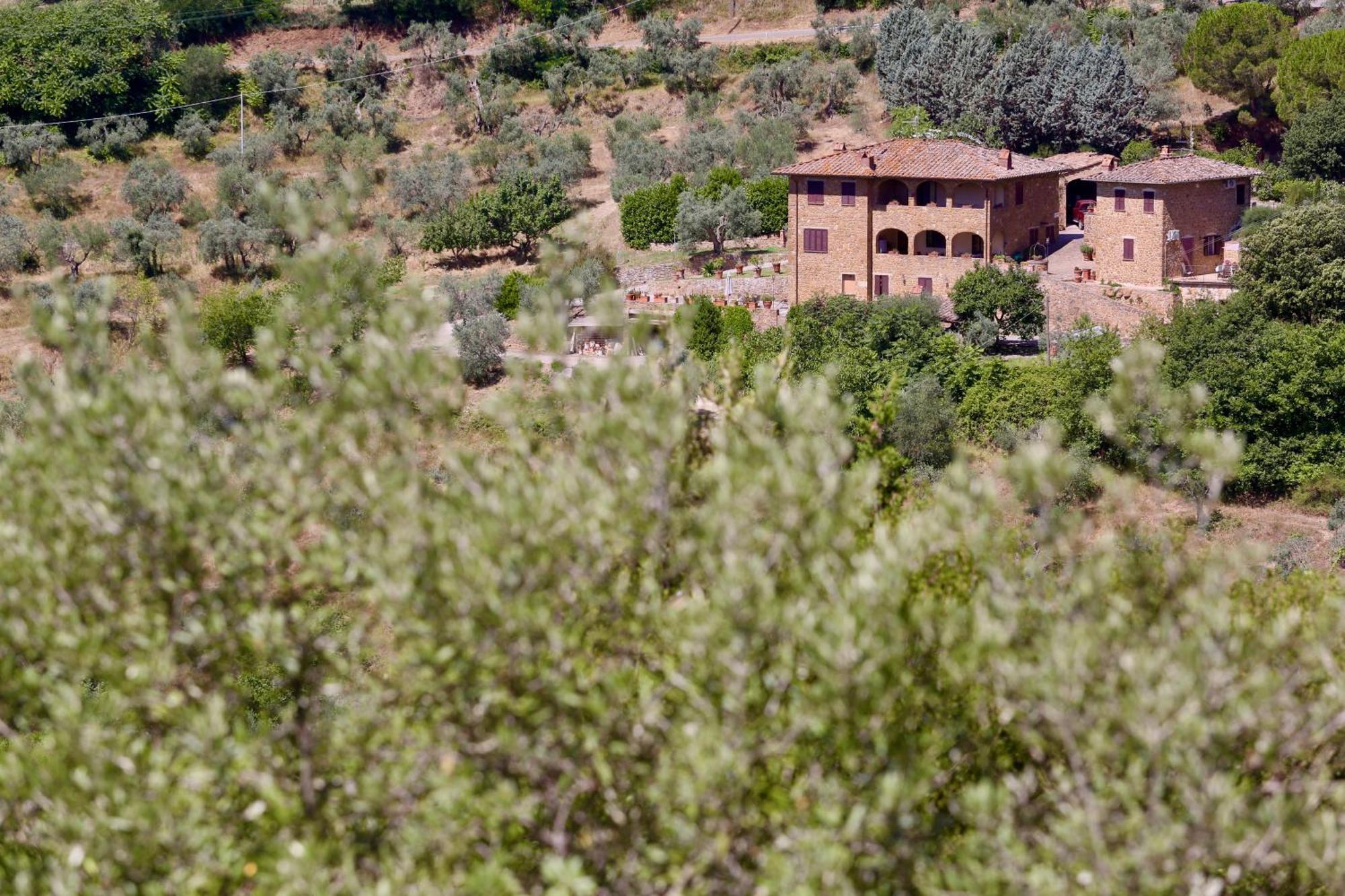 La Chiusa Dei Monaci Castelmuzio Luaran gambar