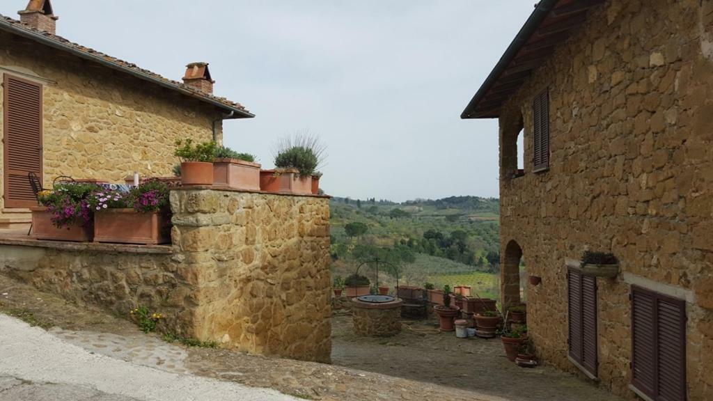 La Chiusa Dei Monaci Castelmuzio Luaran gambar