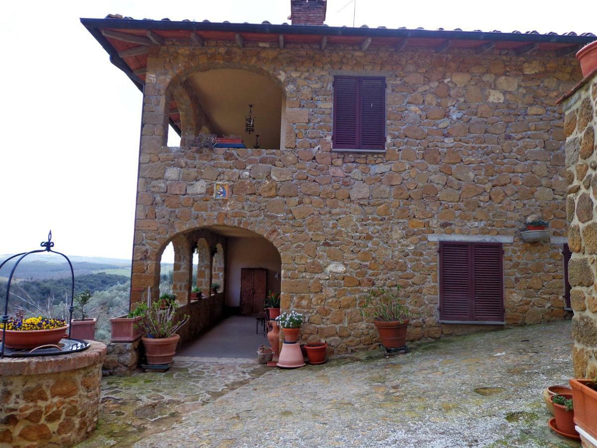 La Chiusa Dei Monaci Castelmuzio Luaran gambar