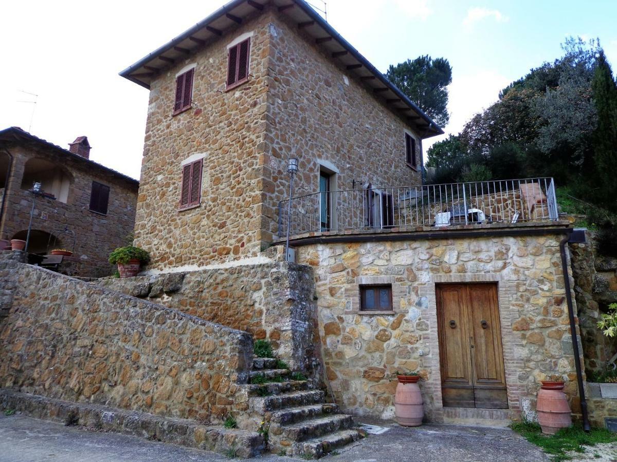 La Chiusa Dei Monaci Castelmuzio Luaran gambar