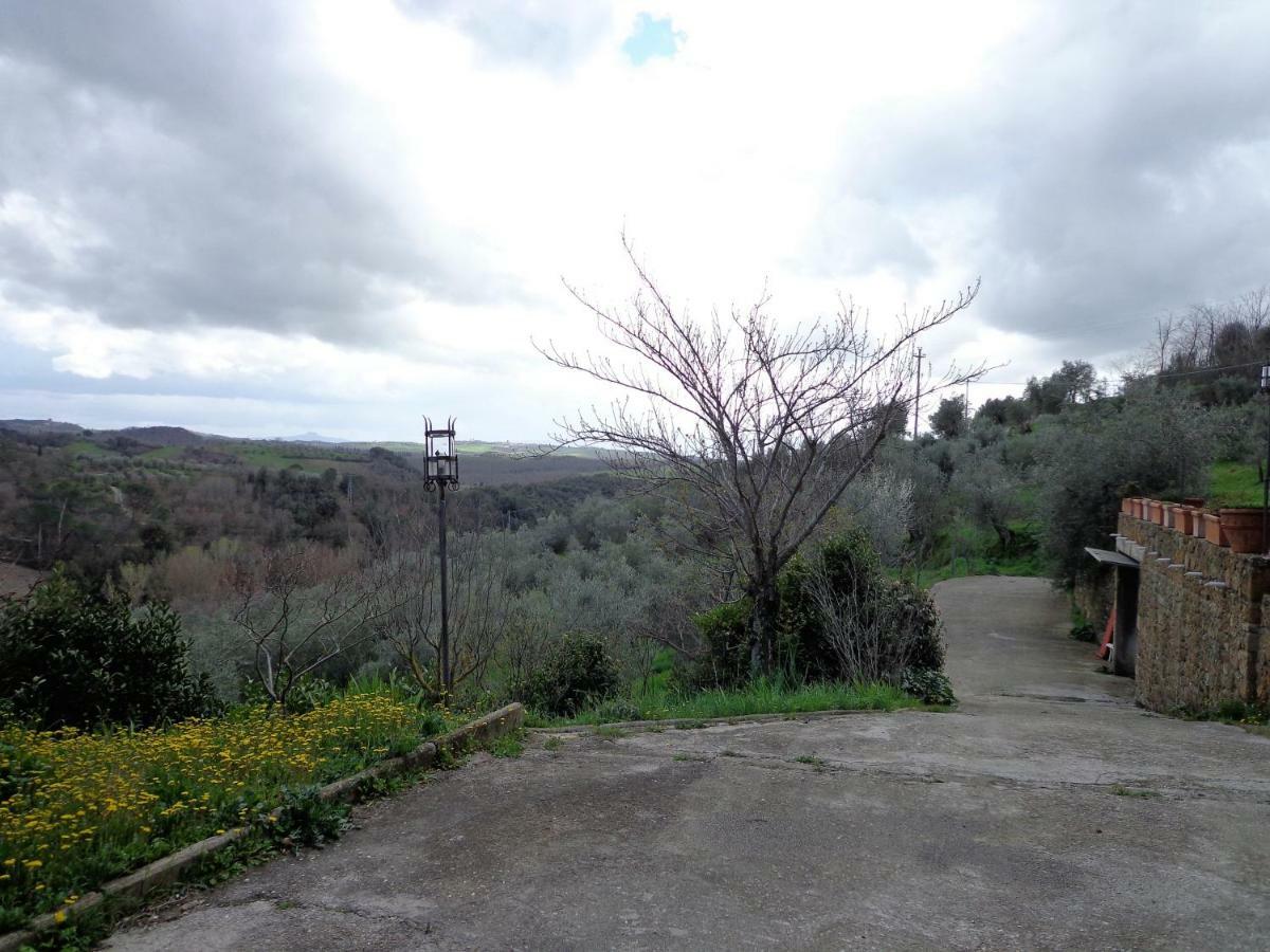La Chiusa Dei Monaci Castelmuzio Luaran gambar