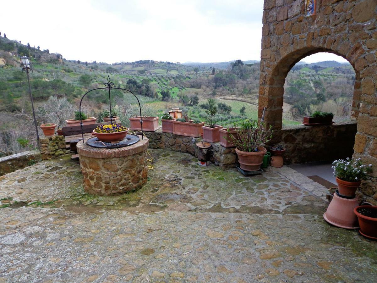 La Chiusa Dei Monaci Castelmuzio Luaran gambar