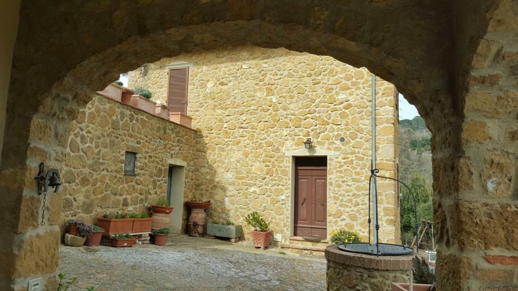 La Chiusa Dei Monaci Castelmuzio Luaran gambar
