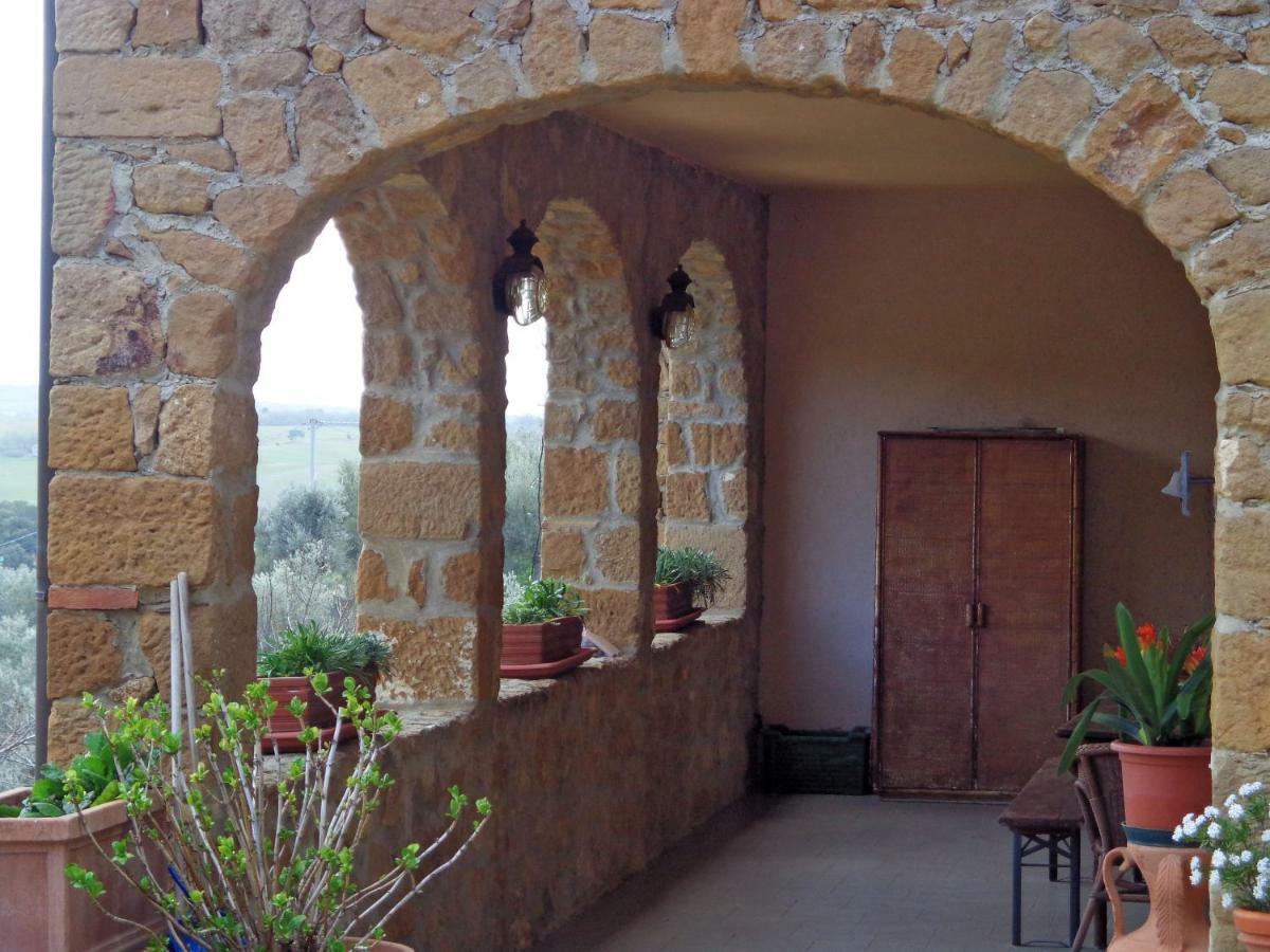La Chiusa Dei Monaci Castelmuzio Luaran gambar