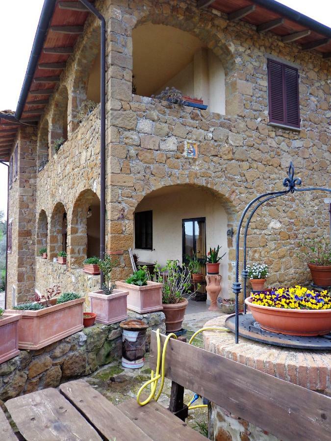 La Chiusa Dei Monaci Castelmuzio Luaran gambar