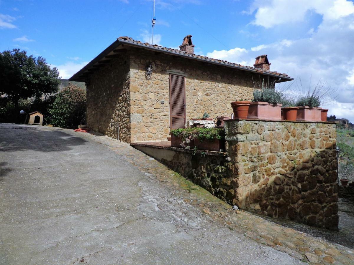 La Chiusa Dei Monaci Castelmuzio Luaran gambar